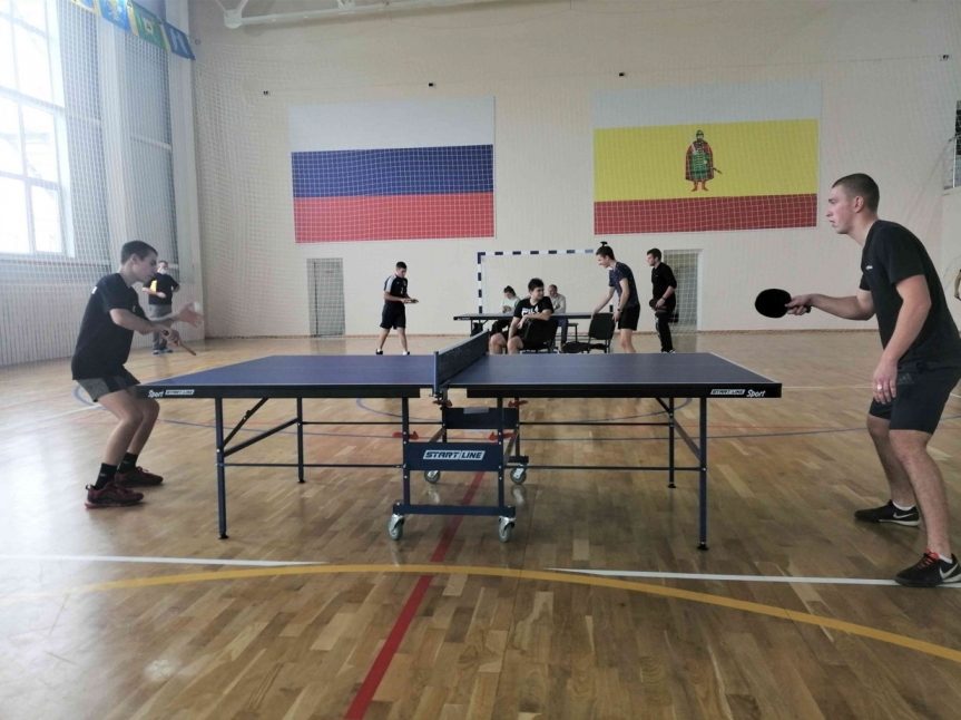Соревнования по настольному теннису в Старожилово