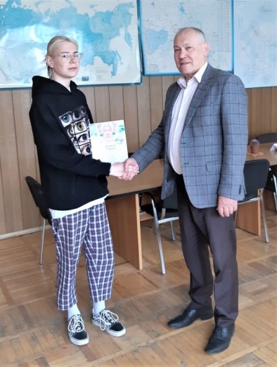 Поздравляем Дунаева Сергея с победой во Всероссийском патриотическом конкурсе 