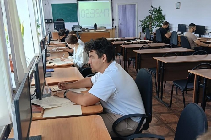 Сегодня группа 4105 закончила сдавать демонстрационный экзамен