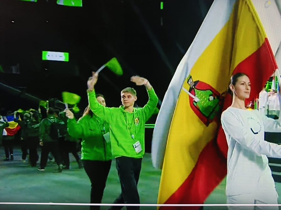 Никита Новиков на открытии чемпионата Профессионалы в Санк-Петербурге